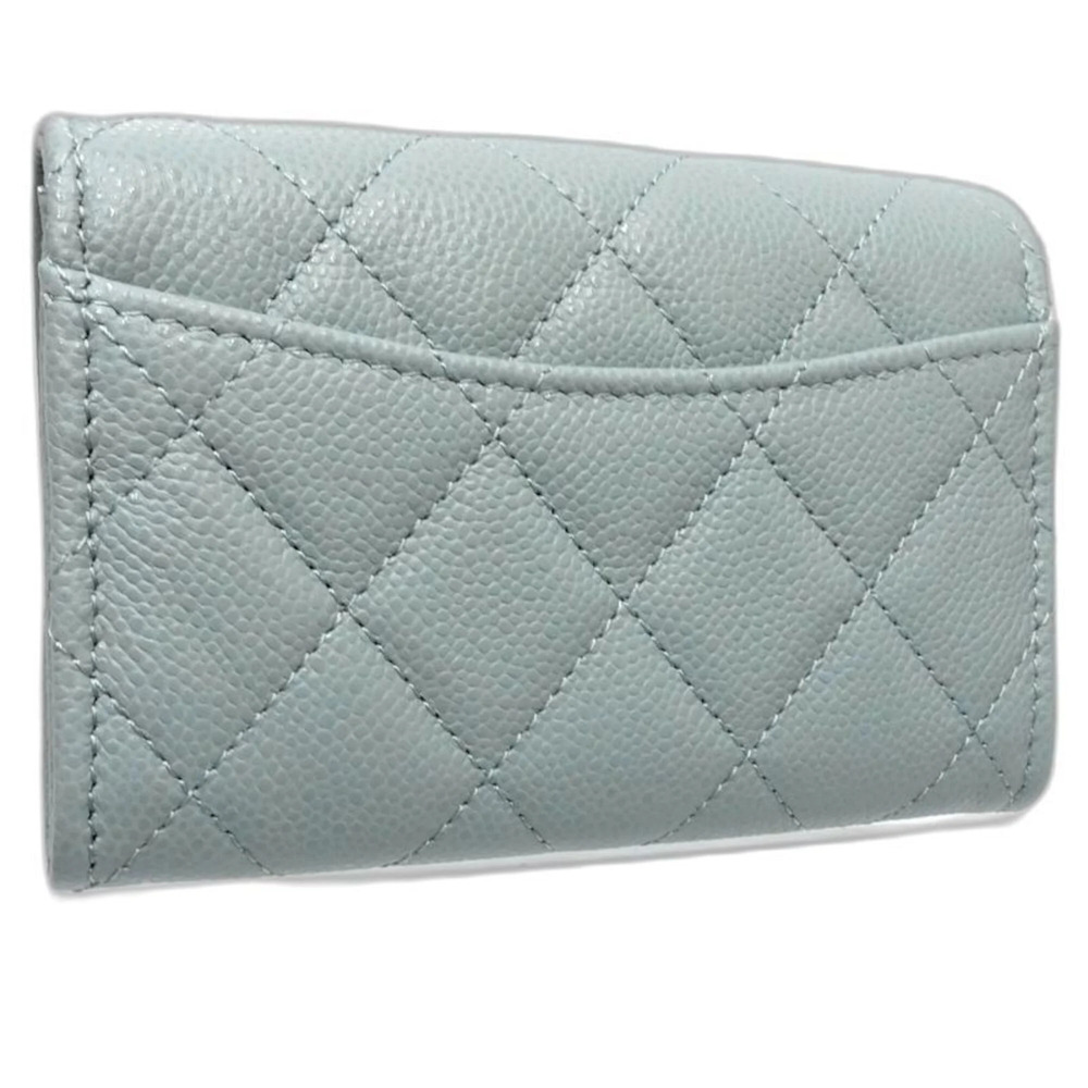 CHANEL Green Caviar Leather Wallet - Picture 4 of 11